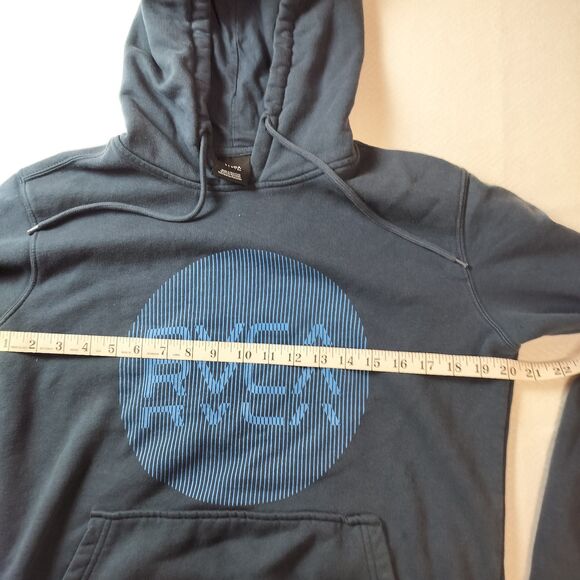 RVCA Blue Hoodie Size Small - Picture 5 of 6